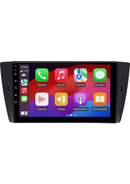 Bmw E90 (2005-2011) Android 14 Multimedya Carplay 10 Inch 4 GB Ram / 64 GB Hafıza Crv-4033XR