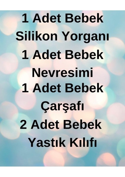 Silikon Yorganlı Bebek Uyku Seti - Ceylancıklar