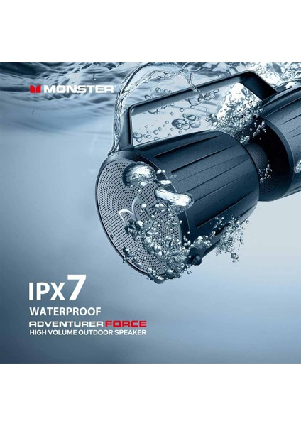 Monster Adventurer Force Ipx7 Su Geçirmez Bluetooth Hoparlör 80W indirimleri