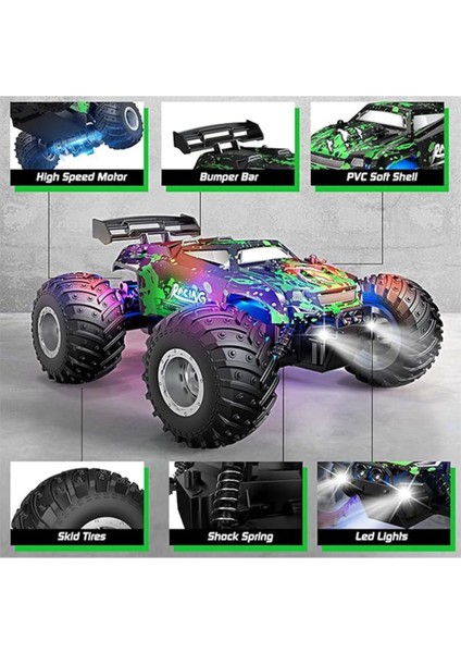 Işıklı Uzaktan Kumandalı Full Fonksiyon 2.4g 1:18 Şarjlı High Off Road Drift Atan Araba fiyatları