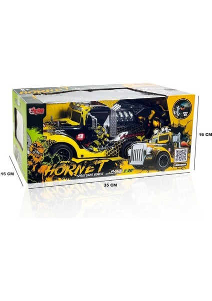 Uzaktan Kumandalı Full Fonksiyon Buhar Çıkartan Çekici Tır Kafası - Sarı fiyatları