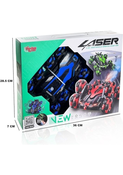 Uzaktan Kumandalı Full Fonksiyon 2.4ghz 8 Teker Buharlı Akrobat Araba RQ3022