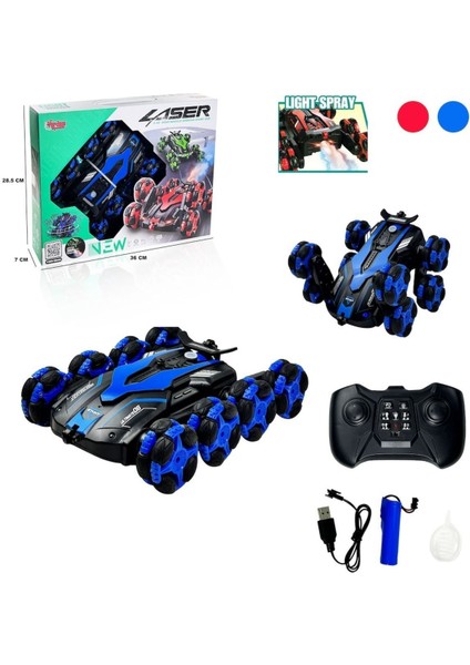 Uzaktan Kumandalı Full Fonksiyon 2.4ghz 8 Teker Buharlı Akrobat Araba RQ3022 modelleri