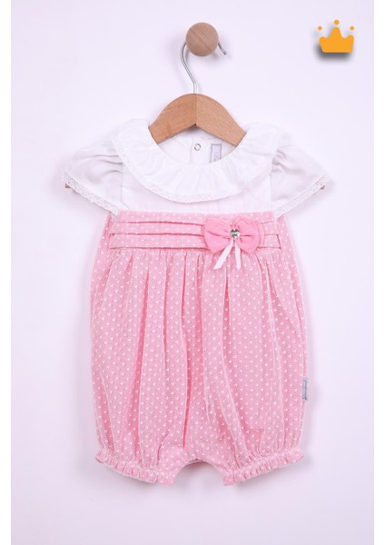 Kız Bebek Dantelli Tulum Bayramlık 15076