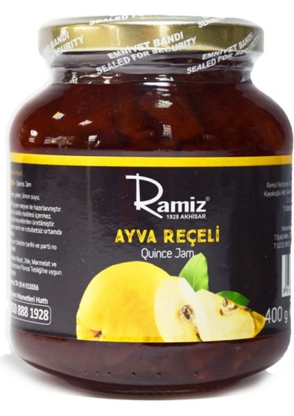 Doğal Katkısız Ayva Reçeli 400 gr.