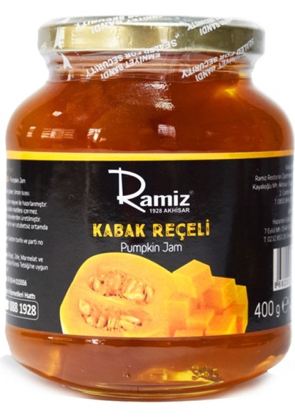 Doğal Katkısız Kabak Reçeli 400 gr.