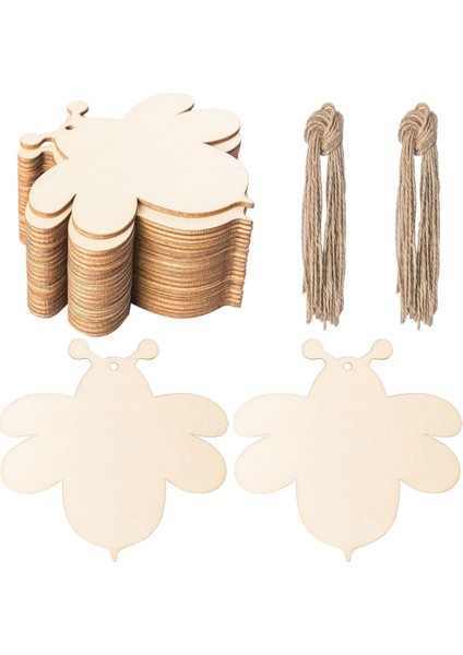 Doğum Günü Dıy Projeleri Scrapbooking Için 30 Arı Şekilli Ahşap Kesikler (Yurt Dışından)