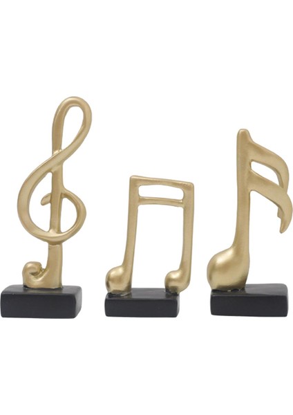 3x I Müzik Ü Süsleme Reçine El Sanatları Ev I Altın (Yurt Dışından) fiyatları