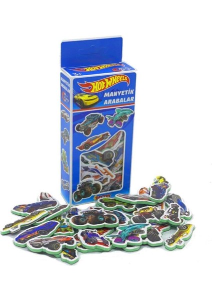 Hot Wheels Manyetik Arabalar Magnet Oyunu 22 Parça