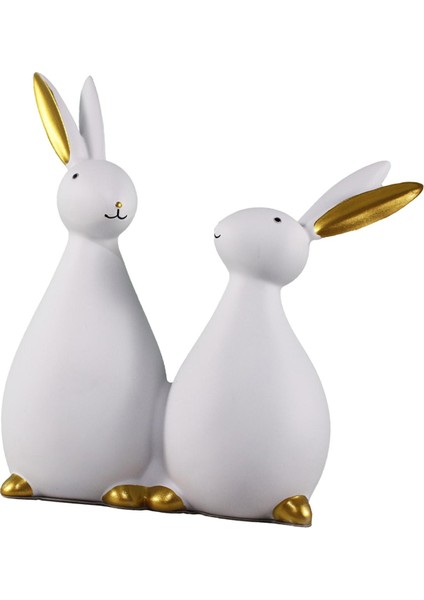 Tavşan Heykelcik Reçine Paskalya Dekorasyonu Heykeli Heykel Oda Için (Yurt Dışından) fiyatları
