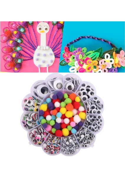 900 Googly Wiggle Eyes Yapımı Oyuncak El Sanatları Için Yapışkanlı (Yurt Dışından) indirimleri
