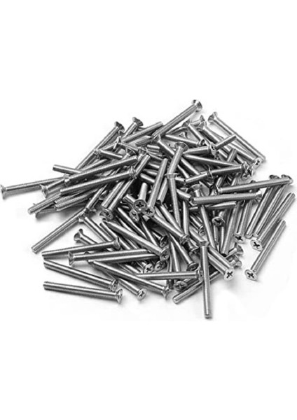 M6 x 30 mm Yıldız Başlı Yhb Vida - 50 Adet