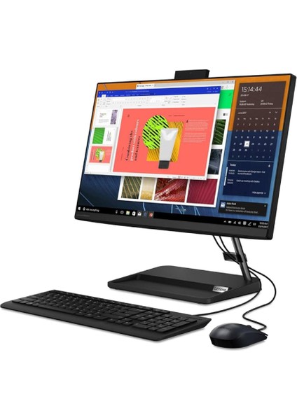 Ideacentre Aıo 3 24IAP7 Intel Core I5-12450H 32GB 512GB SSD Intel UHD Graphics 23.8 Fhd IPS Freedos F0GH01GCTR-32512 Klavye+Mouse Siyah All In One Bilgisayar