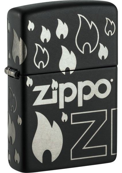 Çakmak 48908 Zippo Design Laser 360 Black Matte