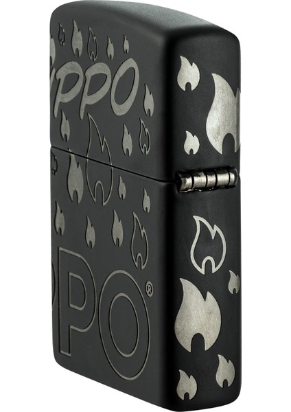 Çakmak 48908 Zippo Design Laser 360 Black Matte