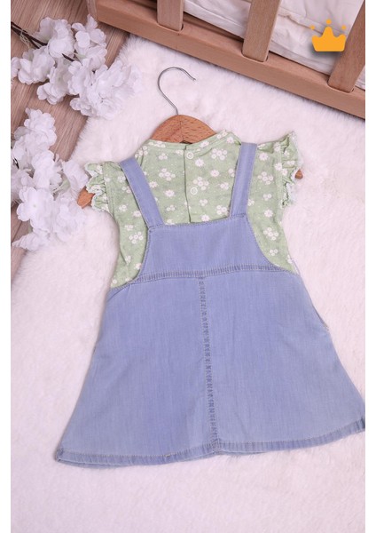 Kız Bebek Elbise Salopet 15026