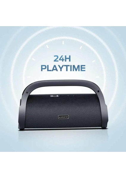 Monster Adventurer Max Boombox Çift Subwoofer'lı Ipx7 Su Geçirmez Bluetooth Hoparlör 60W