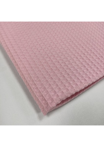 Waffle Bornozluk Kumaş | Pamuk | W-24 Koyu Pembe