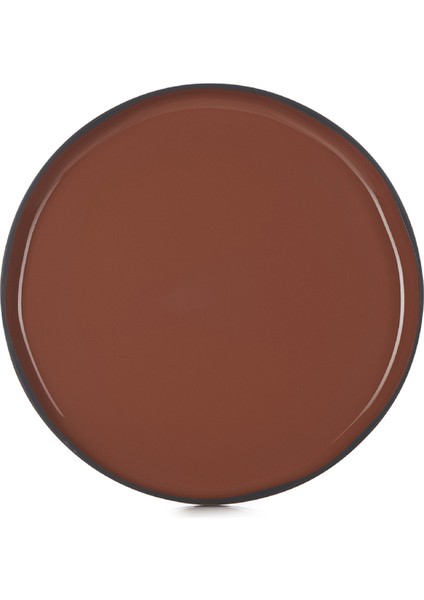 Caractere Yemek Tabağı Kahverengi 28 cm fiyatları