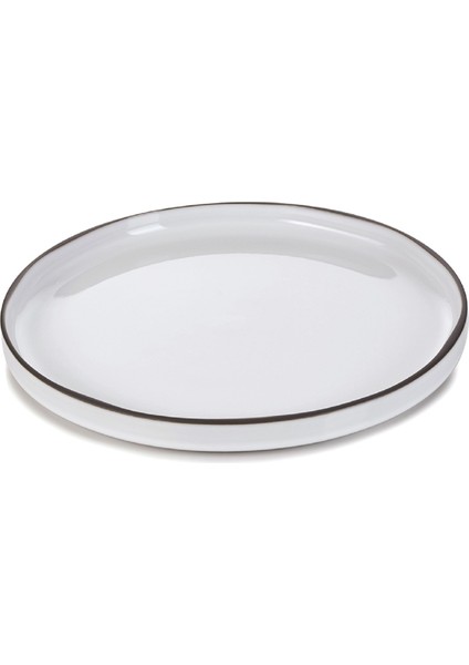 Caractere Yemek Tabağı Beyaz 28 cm