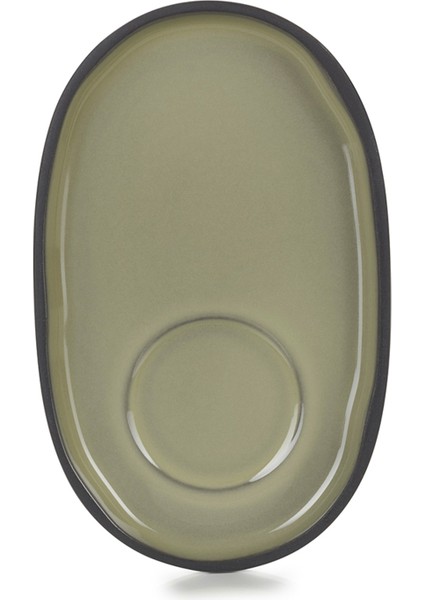 Caractere Fincan Tabağı Yeşil