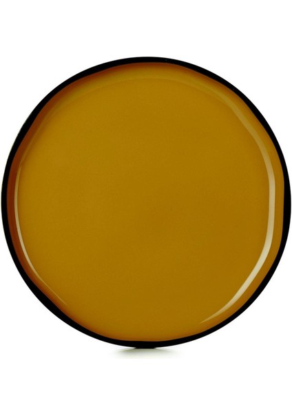 Caractere Ekmek Tabağı 15 cm Hardal