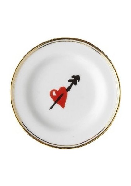 La Tavola Micro Hearth Porselen Küçük Tabak 9,5 cm Krem