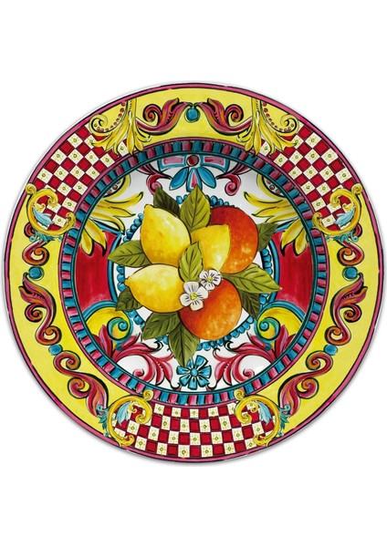 Sicily Yemek Tabağı Turuncu