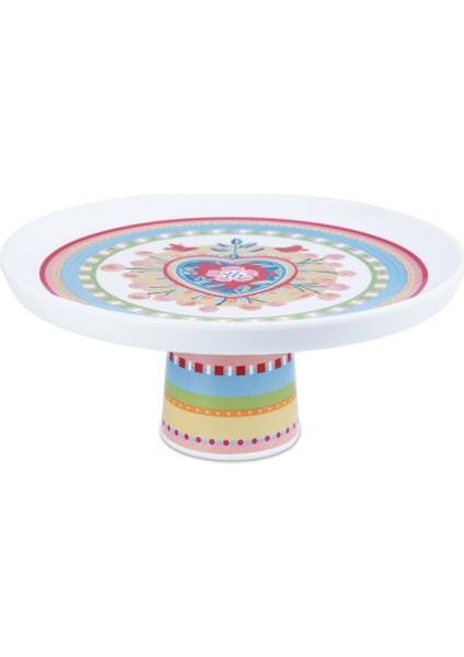 Mamma Mia Kalp Desenli Sunum Tabağı 21 cm x 7 cm