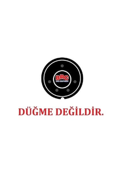 Brc Lpg Otogaz Düğme Etiketi Sticker