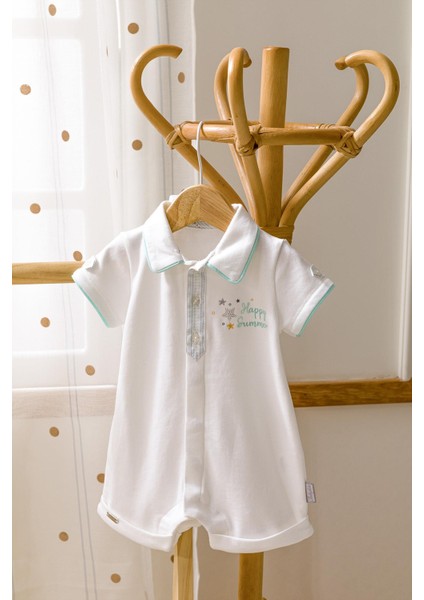 Babyhola %100 Pamuk Kız Erkek Bebek Tulum Bayramlık 13756