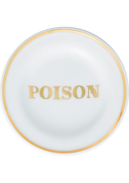La Tavola Poison Porselen Küçük Tabak 9,5 cm Krem