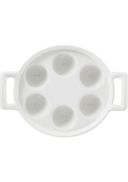 Belle Cuisine Salyangoz Tabağı 6 Bölmeli Beyaz fiyatları
