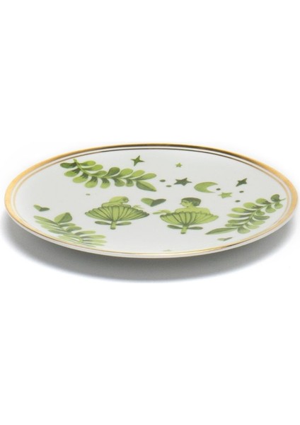 Fabula Man And Woman Porselen Tabak 17 cm Yeşil fiyatları