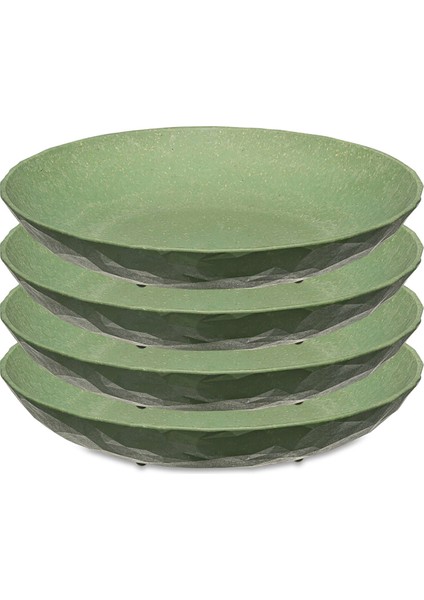 4'lü Tabak 22 cm Yeşil