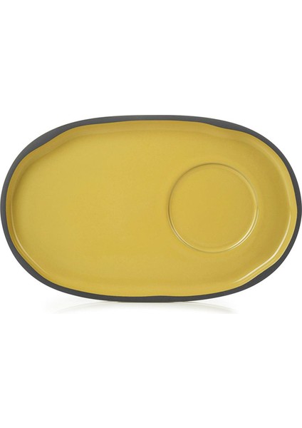 Caractere Gourmet Fincan Tabağı Hardal