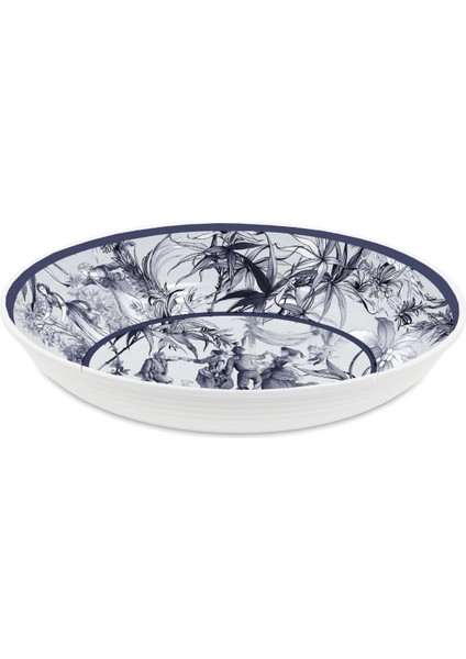 Versailles Oval Melamin Servis Kasesi 33X23 cm