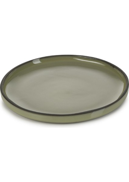 Caractere Ekmek Tabağı 15 cm Yeşil