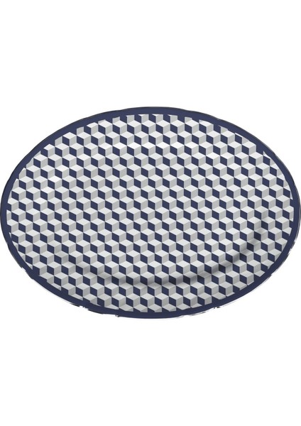 Versailles Porselen Oval Servis Tabağı 26 cm x 36 cm Mavi fiyatları