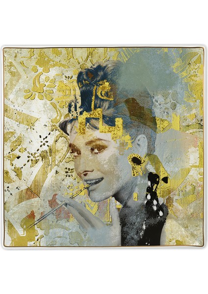Memories Audrey Servis Tabağı 27 cm x 27 cm