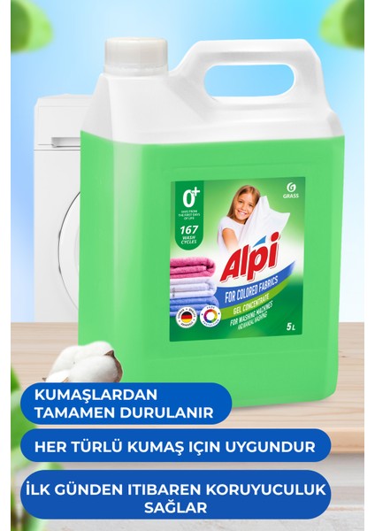 Color Sıvı Çamaşır Deterjanı 5 lt Color 167 Yıkama