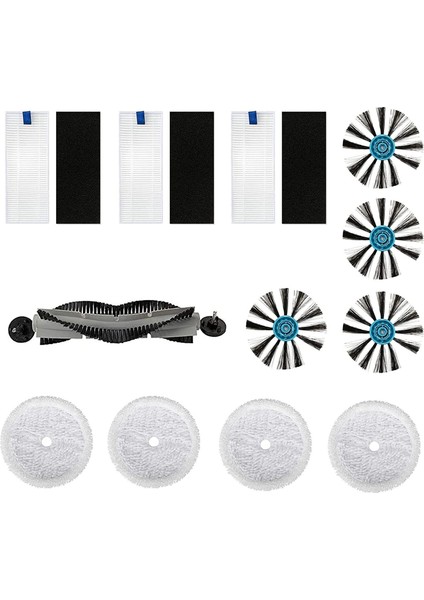 Bissell 3115 Islak ve Kuru Robot Süpürge Için, Fırçalı Filtre Paspas Pedleri (Yurt Dışından)