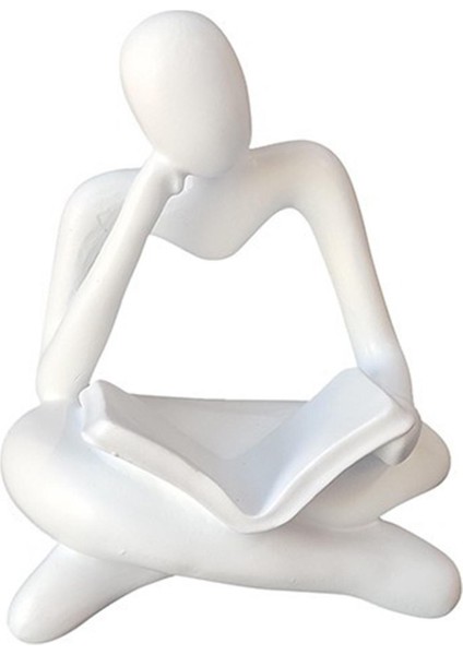 Modern Soyut Düşünür Heykeli, Masaüstü Kitaplık Dekoratif Reçine (Yurt Dışından) fiyatları