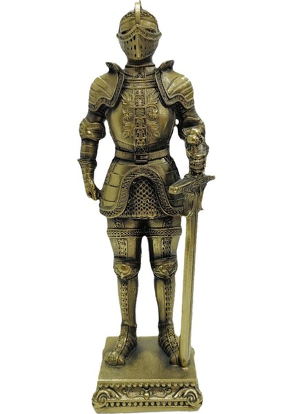 Ortaçağ Şövalye Heykeli Vintage Hediyeler Heykel Masa Oturma Odası Veranda Bronz (Yurt Dışından) modelleri