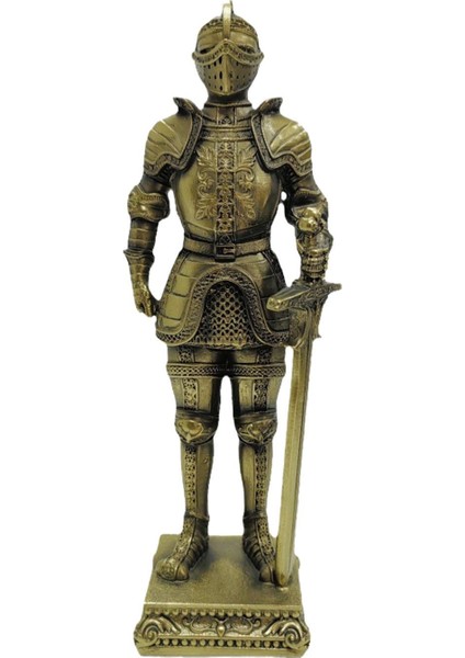 Ortaçağ Şövalye Heykeli Vintage Hediyeler Heykel Masa Oturma Odası Veranda Bronz (Yurt Dışından) indirimleri