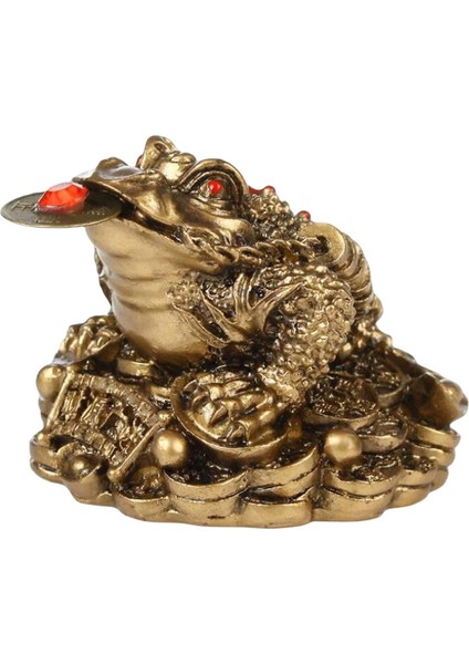 Şınma Dekorasyonu Için Şanslı Tılsımlı Antik Kurbağalı Para Heykeli (Yurt Dışından)