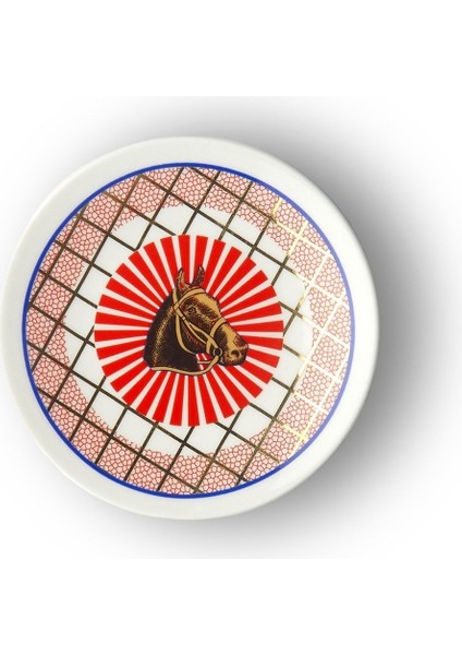 Bel Paese Horse Porselen Küçük Tabak 12 cm