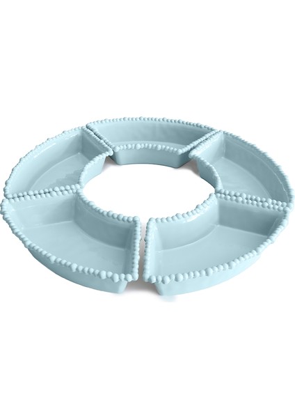 Joke Table Kitchen Melamin 5'li Meze Tabağı Aqua