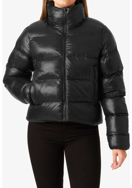 W Jade Puffer Siyah Kadın Mont HHA.53109