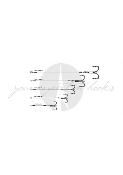 Stinger Üçlü Olta Iğnesi Çelik Telli 7554 Standart-No:8 - 5.4cm fiyatları